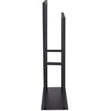 Wenko 26056100 - Stalak za peškire RIVALTA 46x80 cm nerđajući čelik/crna | Eponuda.com