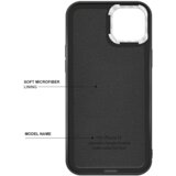 Satin silikonski ovitek za iPhone 14 Pro Max - mat črn | Shoptok.si
