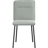 vidaXL Blagovaonske stolice 4 kom svjetlosive baršunaste | shoptok.hr