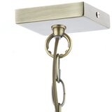  Där Lighting CHU0175 - Luster na lancu CHURCHILL 1xE27/60W/230V mesing | Eponuda.com