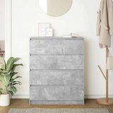 vidaXL Komoda siva boja betona 80x35x99 cm od konstruiranog drva | shoptok.hr