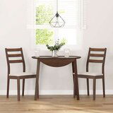 vidaXL Jedilni stoli z blazinami 2 kosa Brown Solid Wood Rubber | Shoptok.si