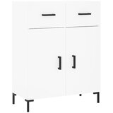  Visoka komoda bijela 69,5x34x180 cm konstruirano drvo | shoptok.hr