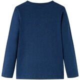  Dječja majica dugih rukava tamnoplava 104 | shoptok.hr
