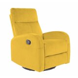  Fotelja/koljevka OLIMP - baršun - žuta | shoptok.hr