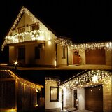  Božićna LED zavjesa s daljinskim upravljačem 300 LED – toplo bijela | shoptok.hr