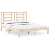  The Living Store Posteljni okvir iz trdne borovine 150x200 cm - Posteljni Okvir, (21450038) | Shoptok.si