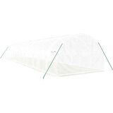 Rastlinjak z jeklenim okvirjem bel 42 m² 14x3x2 m | Shoptok.si