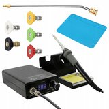 Rosfix SET SPAJKALNA POSTAJA T12OAO – OLED ZASLON, 75W, 200–450°C | LANCA 1/4", 5 ŠOB, PODLOGA 20X30, (5000075841) | Shoptok.si
