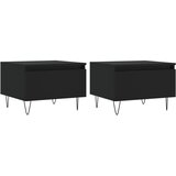  Stolići za kavu 2 kom crni 50 x 46 x 35 cm konstruirano drvo | shoptok.hr