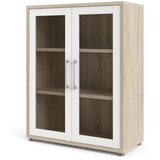 Tvilum Bijela/u prirodnoj boji modularna biblioteka u dekoru hrasta 89x113 cm Prima – | shoptok.hr