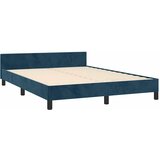  Okvir za krevet bez madraca tamnoplavi 140x190 cm baršunasti | Eponuda.com