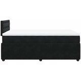  box spring s madracem crni 120 x 190 cm baršunasti | shoptok.hr