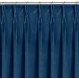  Curtain VILA color indigo style classic flex 9.5 cm with double pleat velvet 265x270 HOMEDE | shoptok.hr