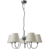  ByRydens 4202720-6510 - Visilica na sajli LYNF 5xE14/8W/230V hrom/bela | Eponuda.com