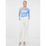 Orsay Blue Women's Patterned Long Sleeve T-Shirt - Women's | Eponuda.ba