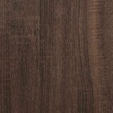 vidaXL Nočna omarica 2 kosa rjavi hrast 40x31x50 cm inž. les in kovina | Shoptok.si