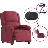  Električni naslanjač vinsko rdeče blago | Shoptok.si