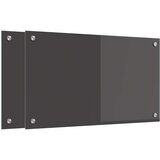  Kuhinjski zid 2 pcs Tamno siva 70 x 40 cm | shoptok.hr