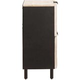  Kreveta Finš bijelog pranja 60 x 33 5 x 75 cm Čvrsto drvo manga | shoptok.hr