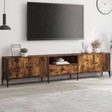 TV ormarić s ladicom boja hrasta 200x25x44 cm konstruirano drvo Cijene
