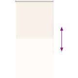 vidaXL rolo zatemnjena umazano bele 80x150 cm tkanina širina 75,7 cm | Shoptok.si
