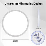 MOSSCO 2x 29 cm LED stropna luč z daljincem | Shoptok.si