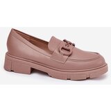 Boto Ladies Moccasins Eco Leather With Decorative Detail Khaki Seftass | Shoptok.si