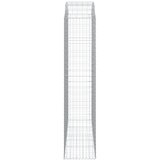  Gabionska košara s lukom 200x50x220/240 cm pocinčano željezo | shoptok.hr