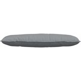  Jastuk za leđa Svijetlo siva 120 x 19 x 50 cm tkanina | Eponuda.com