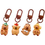  Set od 4 mini privjeska s motivom kapibare - 3 cm | Shoptok.si