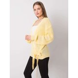 RUE PARIS Sweater-269-SW-21617.26-light yellow | Shoptok.si