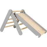 MeowBaby Sivi trokut za berbu od borovine 46x87x60 cm Montessori - Cijene