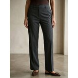 Sinsay Elegantne hlače straight leg s prugama i udjelom viskoze | shoptok.hr