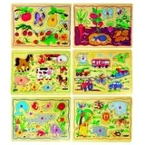 Drveni puzzle - 6 vrsta -