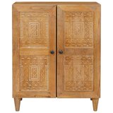  Komoda Svjetlosmeđa 60 x 33 x 75 cm masivno drvo manga | shoptok.hr