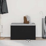  Klupa za hodnik Crni hrast 80 x 40 x 45 cm Konstruirano drvo | shoptok.hr