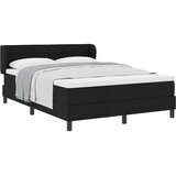 s opruga kutije s uzglavljem Crna 140 x 190 cm tkanina | shoptok.hr