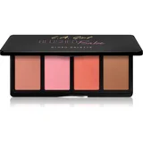 L.A. Girl Cosmetics Fanatic paleta rdečil odtenek Blushed Babe 4x4 g