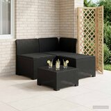  Dvosjedni vrtni sofa s jastucima u ratan izgledu PP Antracit | shoptok.hr