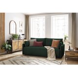 Bobochic Paris Temno zelena raztegljiva sedežna garnitura iz rebrastega žameta 211 cm Marcel – | Shoptok.si