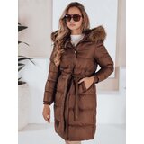 DStreet Kurtka zimowa damska pikowana z futerkiem STYLEBELLA biała TY4610 | Shoptok.si