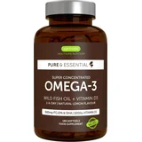 Super Concentrated Omega-3 Wild Fish Oil & Vitamin D - 180 Gel-kapsule