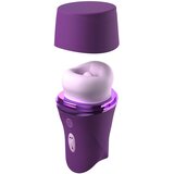 FANTASY FOR HER Lush Kiss Plush - vakuumski vibrator za klitoris s jezikom (ljubičasti) Slike