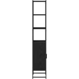  Kupaonski ormar Crni hrast 33 x 33 x 185,5 cm Konstruirano drvo | shoptok.hr