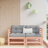 The Living Store Kotni kavč z blazinami 2 kosa trdna douglas jelka - Kotna Sedežna Garnitura, (21473752) | Shoptok.si