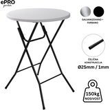 Epro sklopivi baštenski barski sto Ø80 110cm/ metal-plastika Cene