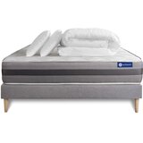 ACTISOM Kompletni paket za posteljo - Vzmetnica 200x200 cm + Vzmetnica z letvami (komplet) + 2 vzglavnika + Prevleka - Actimemo Relax, (21613527) Cene