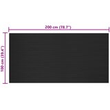  Podni mat Crna 1 x 2 m Guma | Eponuda.com