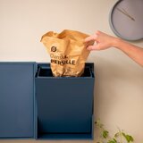 ReCollector Moder koš za smeti za ločevanje odpadkov/stenski iz reciklirane plastike Recycling Box – | Shoptok.si